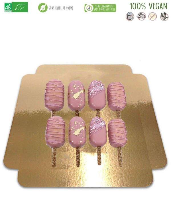  8 Cake-pops taille magnum vegan et sans gluten - 2