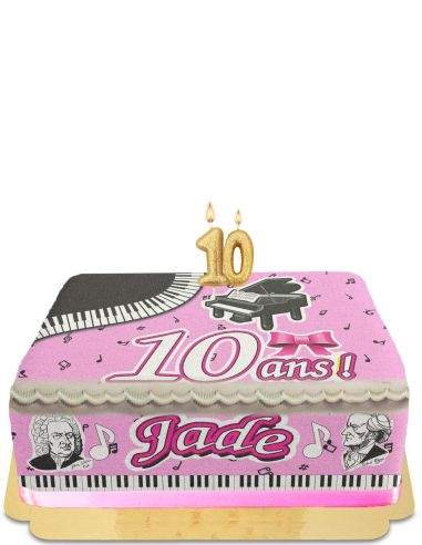 Gateau De Piano Et Musique Pour Fille Vegan Et Sans Gluten 79 90