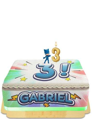 Gateausansoeufs.com Gâteau Pyjamasque de super-héro PJ Mask vegan et sans gluten - 271