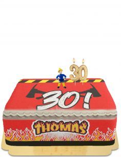 Gateausansoeufs.com Gâteau de pompier Sam le pompier pour adulte et pour enfant vegan et sans gluten - 275