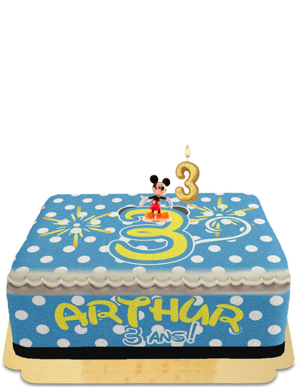 Gateau Mickey Rouge Et Bleu Festif Vegan Et Sans Gluten 79 90