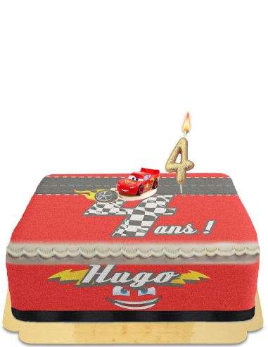 Gateausansoeufs.com Flash Mcqueen Gâteau Cars vegan et sans gluten - 297