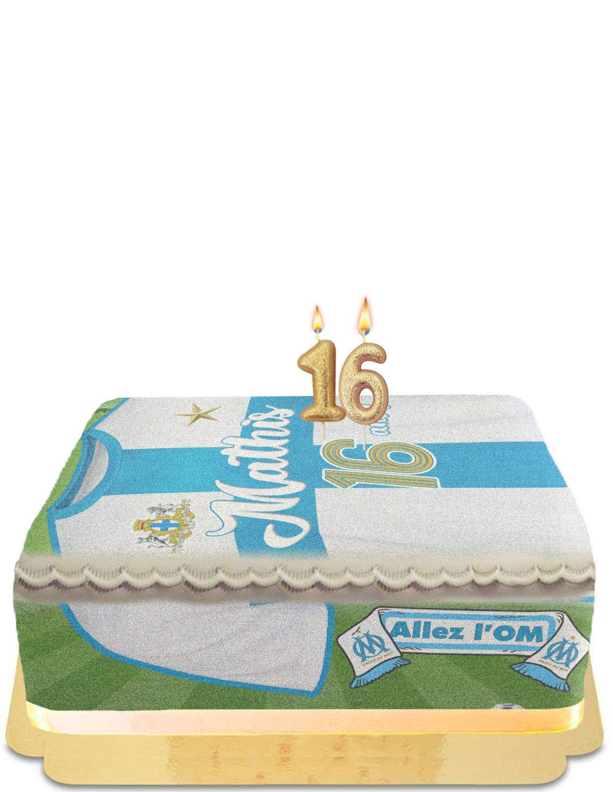 Gateau Marseille Football Om Vegan Et Sans Gluten 79 90