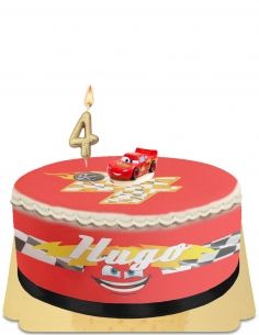 Gateausansoeufs.com Flash Mcqueen Gâteau Cars vegan et sans gluten - 315