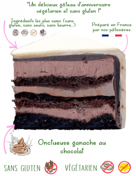 Gateausansoeufs.com Gâteau Fête des mères avec rose vegan et sans gluten - 2