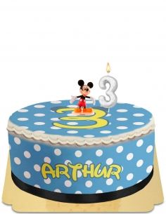 Gateausansoeufs.com Gâteau Mickey rouge et bleu festif vegan et sans gluten - 323