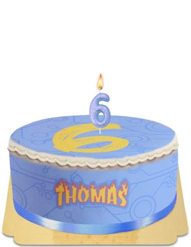 Gateausansoeufs.com Gâteau d'anniversaire à chiffre pour garçon adolescent vegan et sans gluten - 324