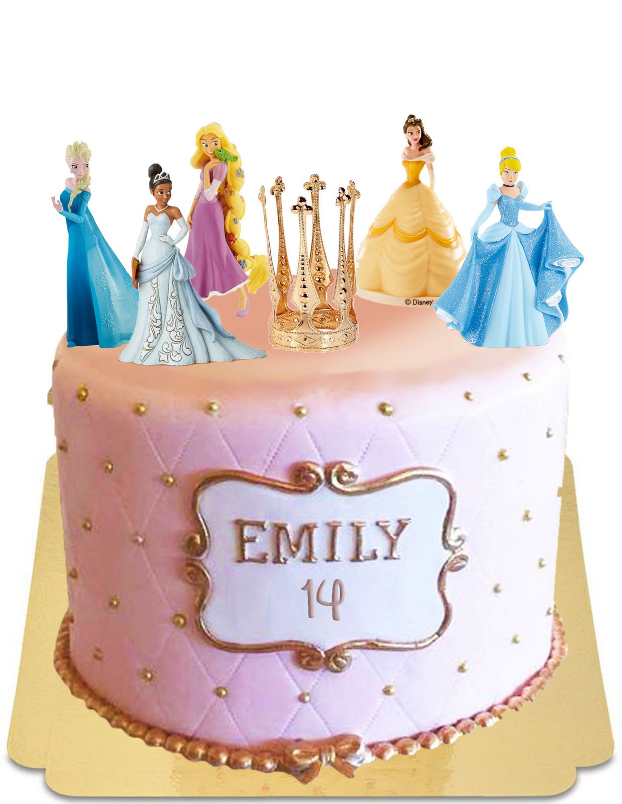 Gâteau d'anniversaire Cendrillon, gâteau princesse Cendrillon en pâte à  sucre - Super Gâteaux