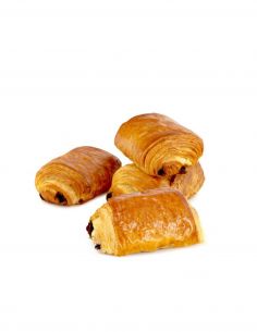 6 Pains au chocolat vegan, sans gluten, sans sucre et à indice glycémique bas coeliaque et diabétiques - 1