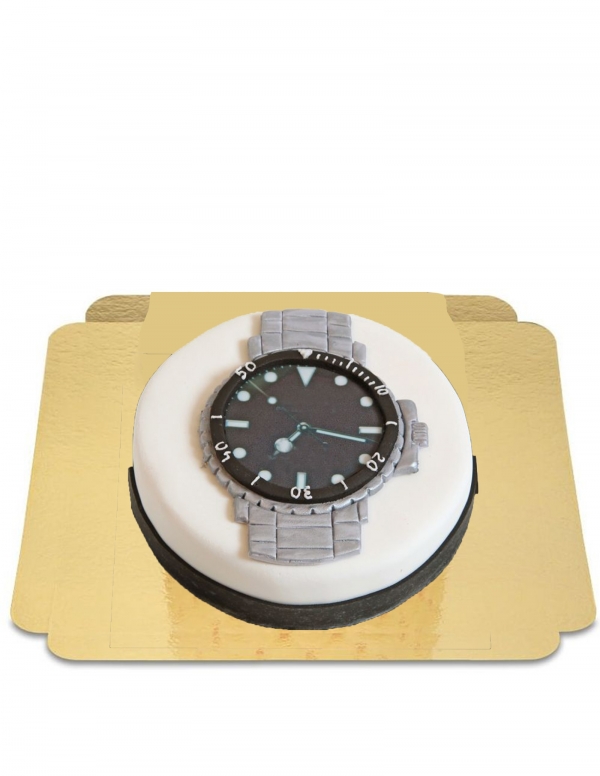 Gateausansoeufs.com Gateau montre pour l'anniversaire de papa ou papi vegan et sans gluten - 24