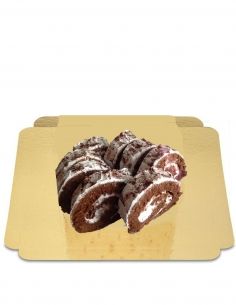  Roulé au chocolat 20cm crème vegan, sans gluten et sans sucre IG bas - 26
