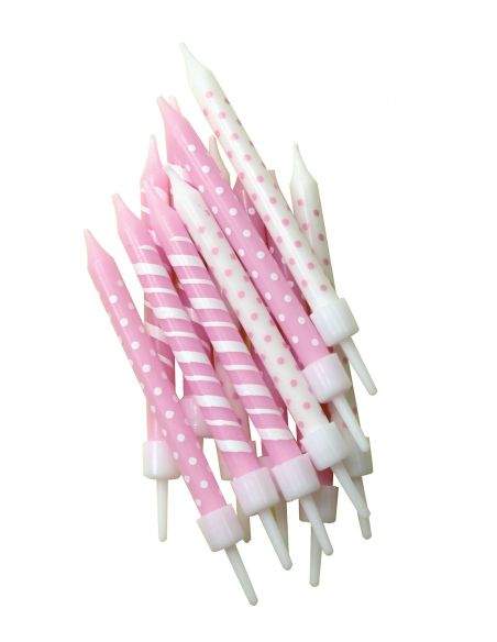 Gateausansoeufs.com Lot de 12 bougies d'anniversaire 7,5 cm - 3