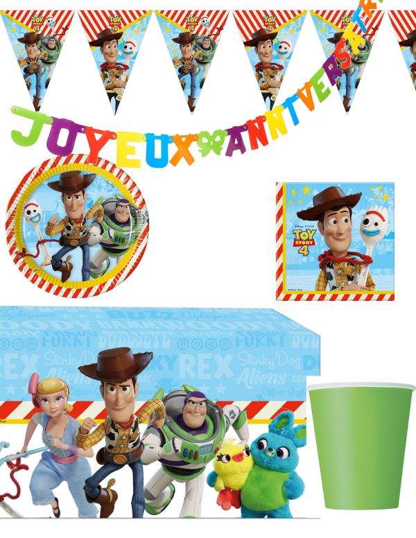 Kit anniversaire Toy story décoration pour anniversaire