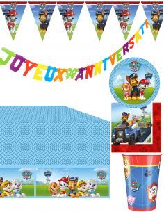 Gateausansoeufs.com Grand pack de décoration d'anniversaire Pat patrouille - 1