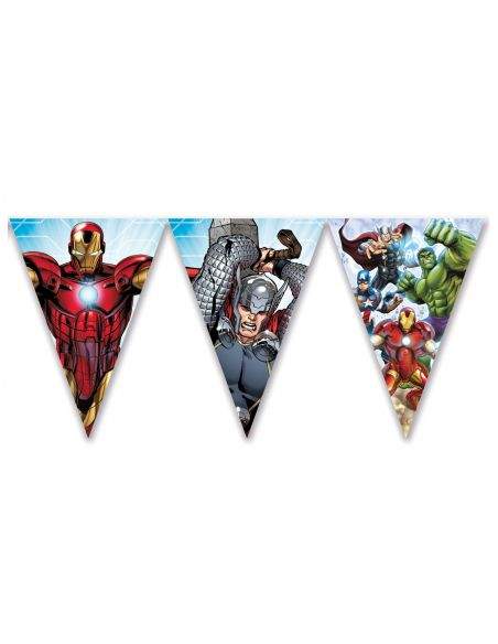 Gateausansoeufs.com Grand pack de décoration d'anniversaire Avengers Marvel super-héros - 3