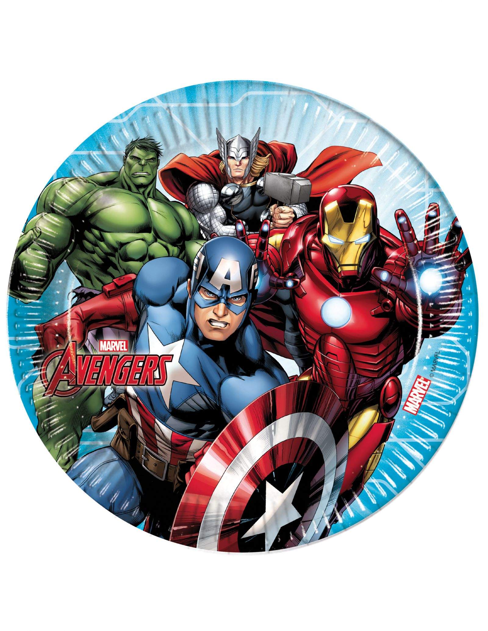 Grand pack de décoration d'anniversaire Avengers Marvel super-héros