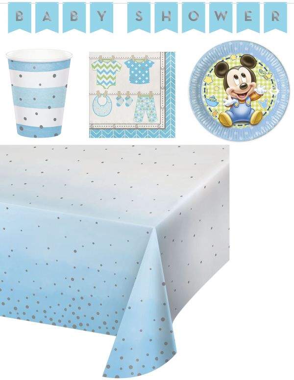 Gateausansoeufs.com Grand pack de décoration d'anniversaire Naissance Baby shower garçon - 1