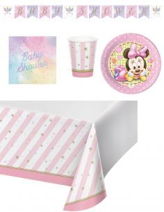 Gateausansoeufs.com Grand pack de décoration d'anniversaire Naissance Baby shower fille - 1
