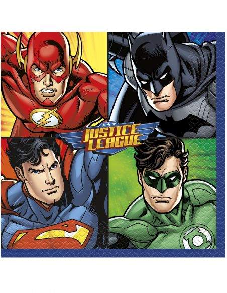 Gateausansoeufs.com Grand pack de décoration d'anniversaire Justice league Superman et Batman - 5