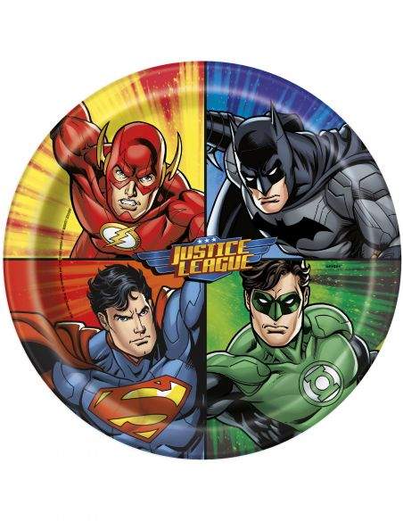 Gateausansoeufs.com Grand pack de décoration d'anniversaire Justice league Superman et Batman - 2