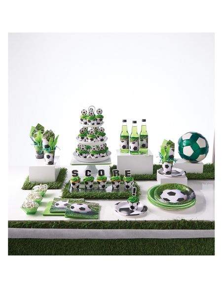 Gateausansoeufs.com Grand pack de décoration d'anniversaire de football - 2