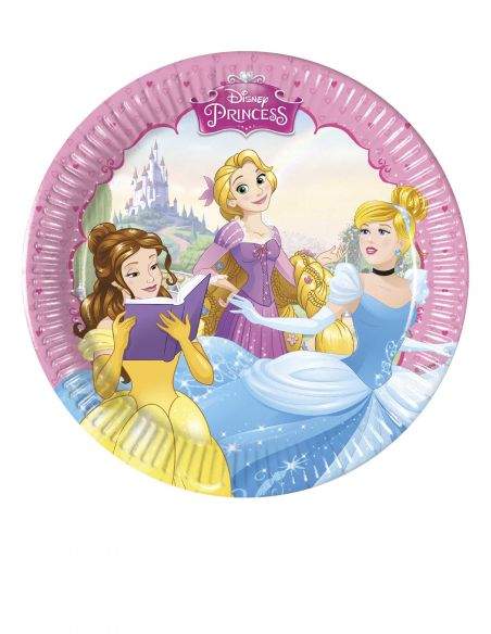 Gateausansoeufs.com Grand pack de décoration d'anniversaire Ariel, Raiponce, Cendrillon et Belle princesses Disney - 3