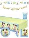 Gateausansoeufs.com Grand pack de décoration d'anniversaire pour bébé garçon Mickey Disney (1 an ou plus) - 1