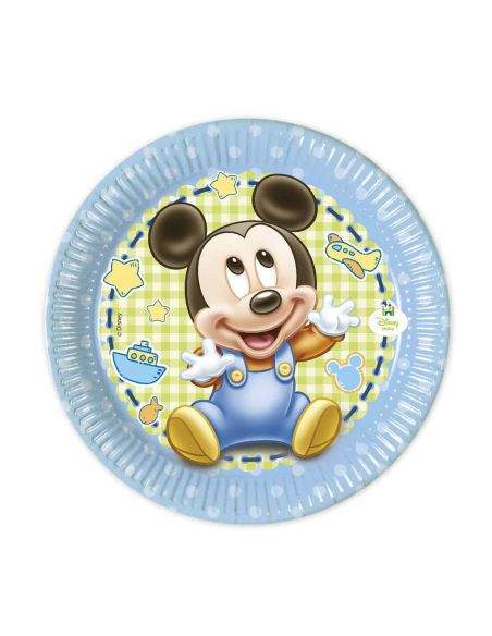 Gateausansoeufs.com Grand pack de décoration d'anniversaire pour bébé garçon Mickey Disney (1 an ou plus) - 2