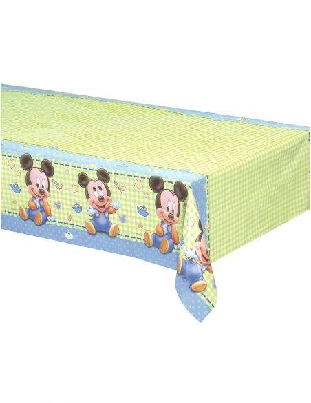 Gateausansoeufs.com Grand pack de décoration d'anniversaire pour bébé garçon Mickey Disney (1 an ou plus) - 5
