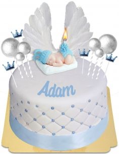 Gateausansoeufs.com Gâteau pour naissance fille ou garcon vegan et sans gluten - 9