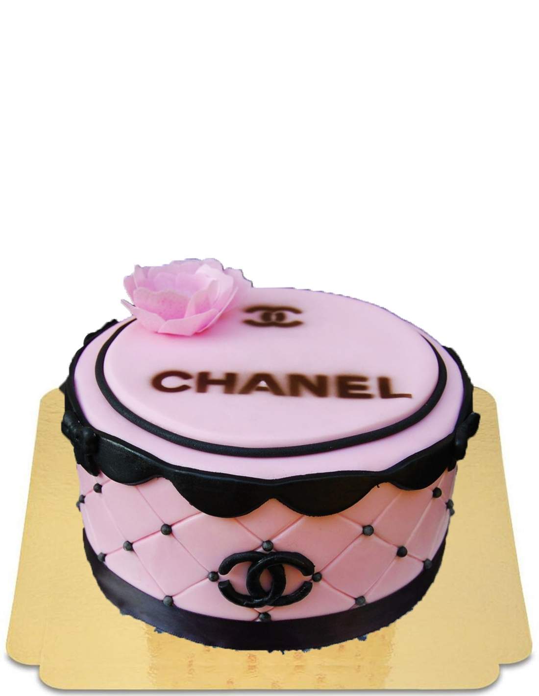 Gateau Chanel Rose A Franges Vegan Sans Gluten 44 90