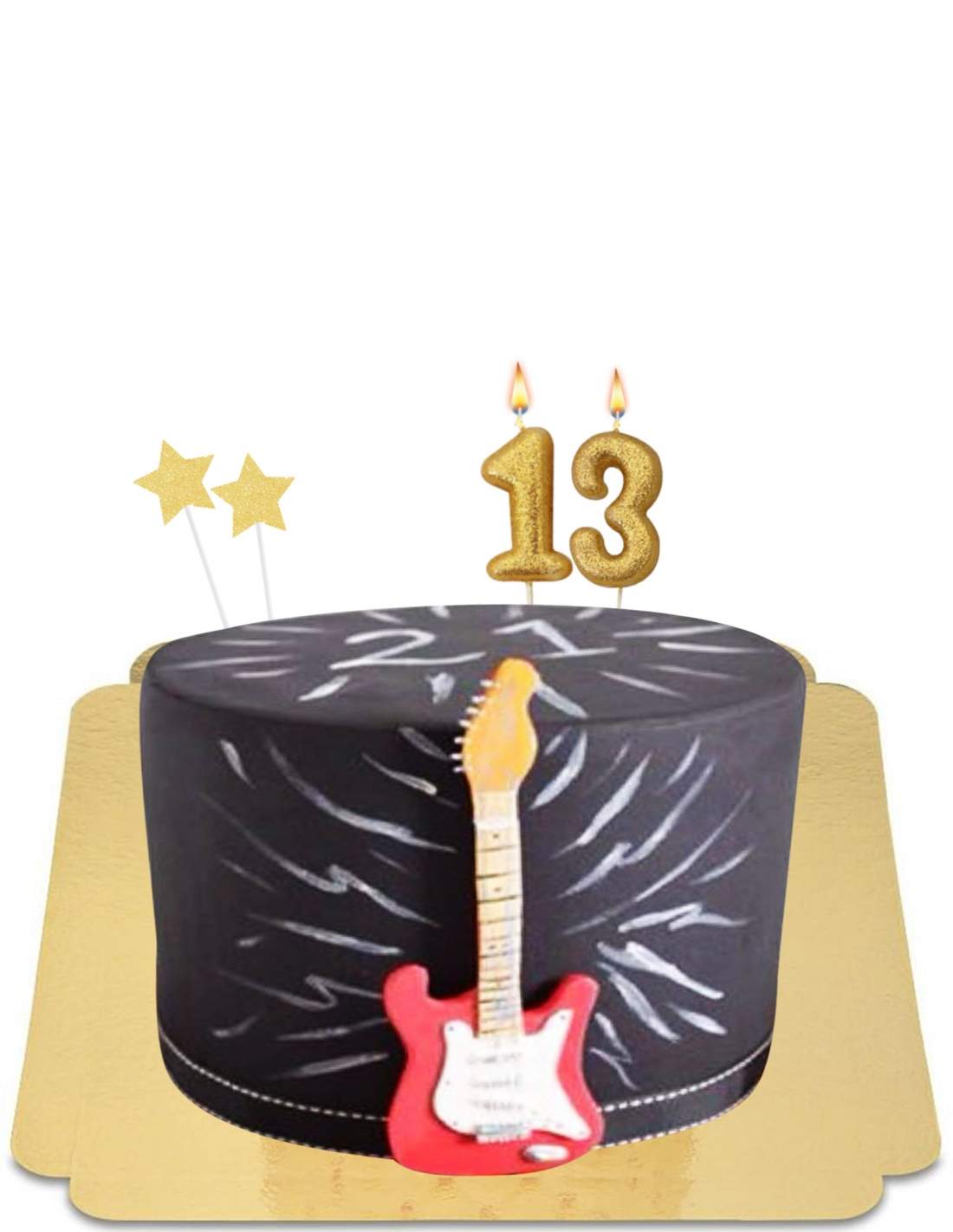 Gateau Guitar Et Rock Vegan Sans Gluten