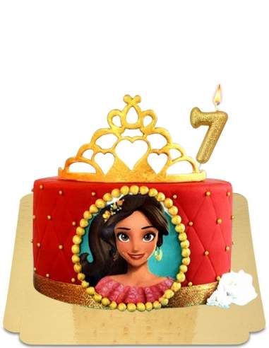 Gâteau Elena princesse Disney matelassé vegan, sans gluten - 24