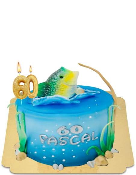  Gâteau pèche et pêcheur vegan, sans gluten - 3