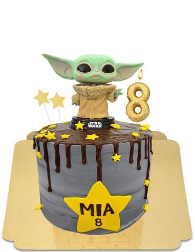  Drip cake bébé Yoda vegan, sans gluten - 52