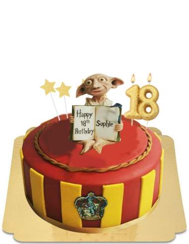 Gâteau Harry Potter à chapeau et balle doré vegan et sans gluten
