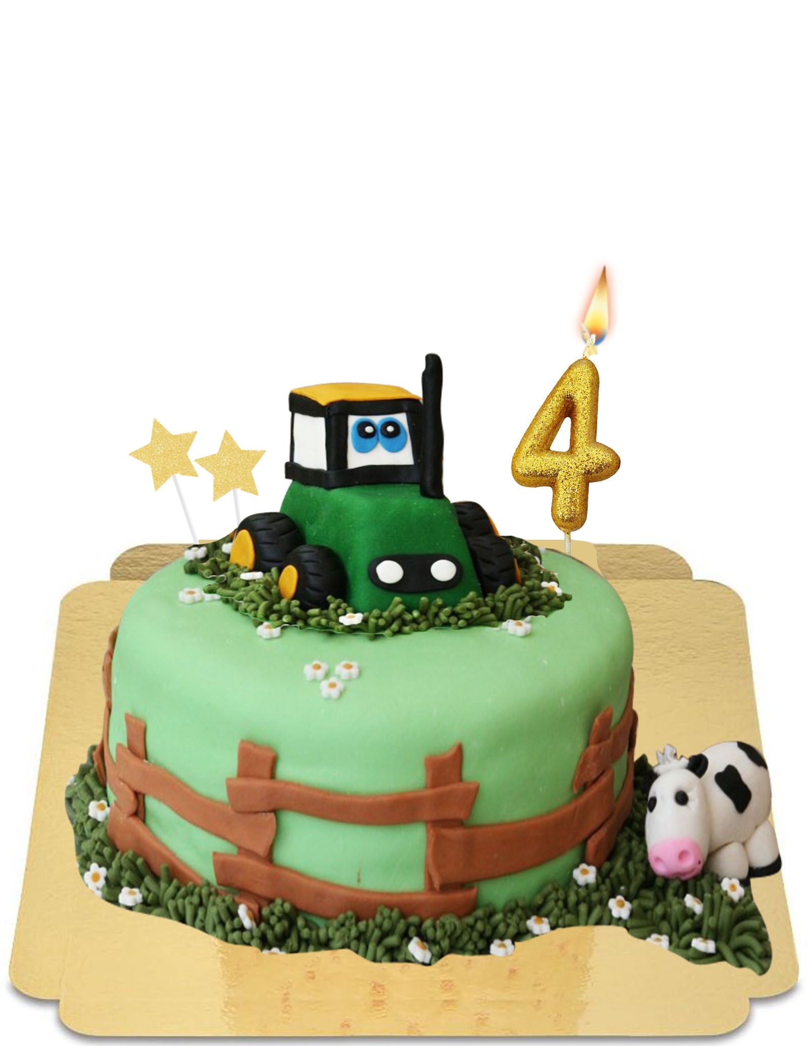 Gateau Tracteur Et Ferme Vegan Sans Gluten