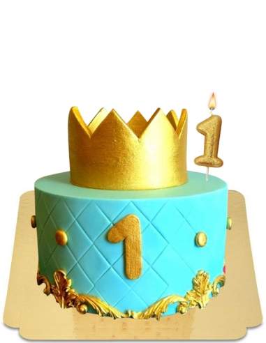  Gâteau Prince 1 an matelassé (ou autre numero au choix) vegan, sans gluten - 6