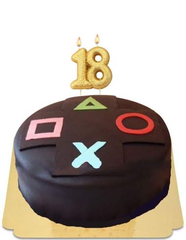  Gâteau Playstation pour gamer vegan, sans gluten - 28