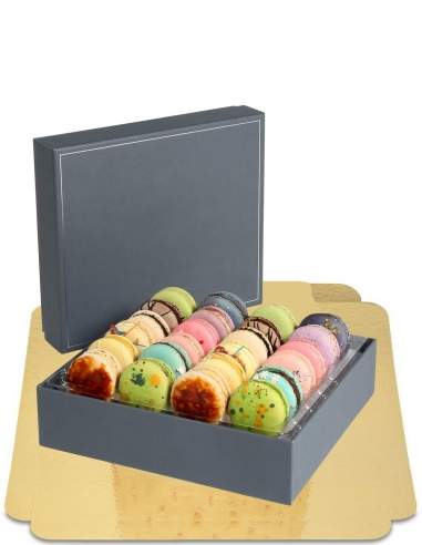  Assortiment deluxe de 24 macarons décorés vegan et sans gluten - 3