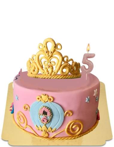  Gâteau carosse Cendrillon à couronne vegan, sans gluten - 77