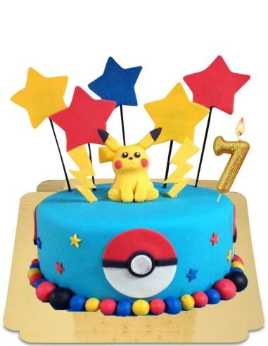  Gâteau Pikachu et pokemon vegan, sans gluten - 1