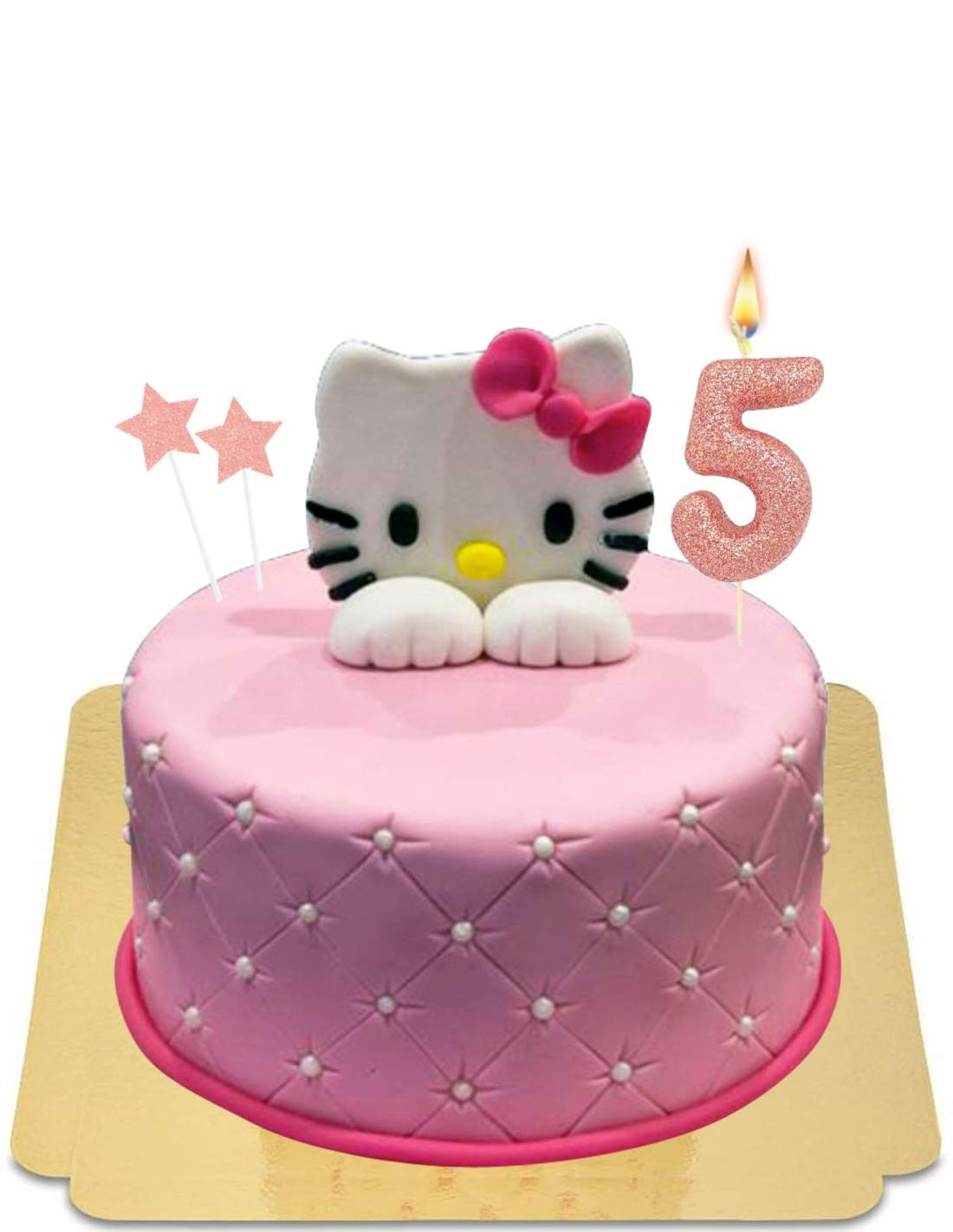 Gateau Hello Kitty Matelasse Deluxe Vegan Sans Gluten