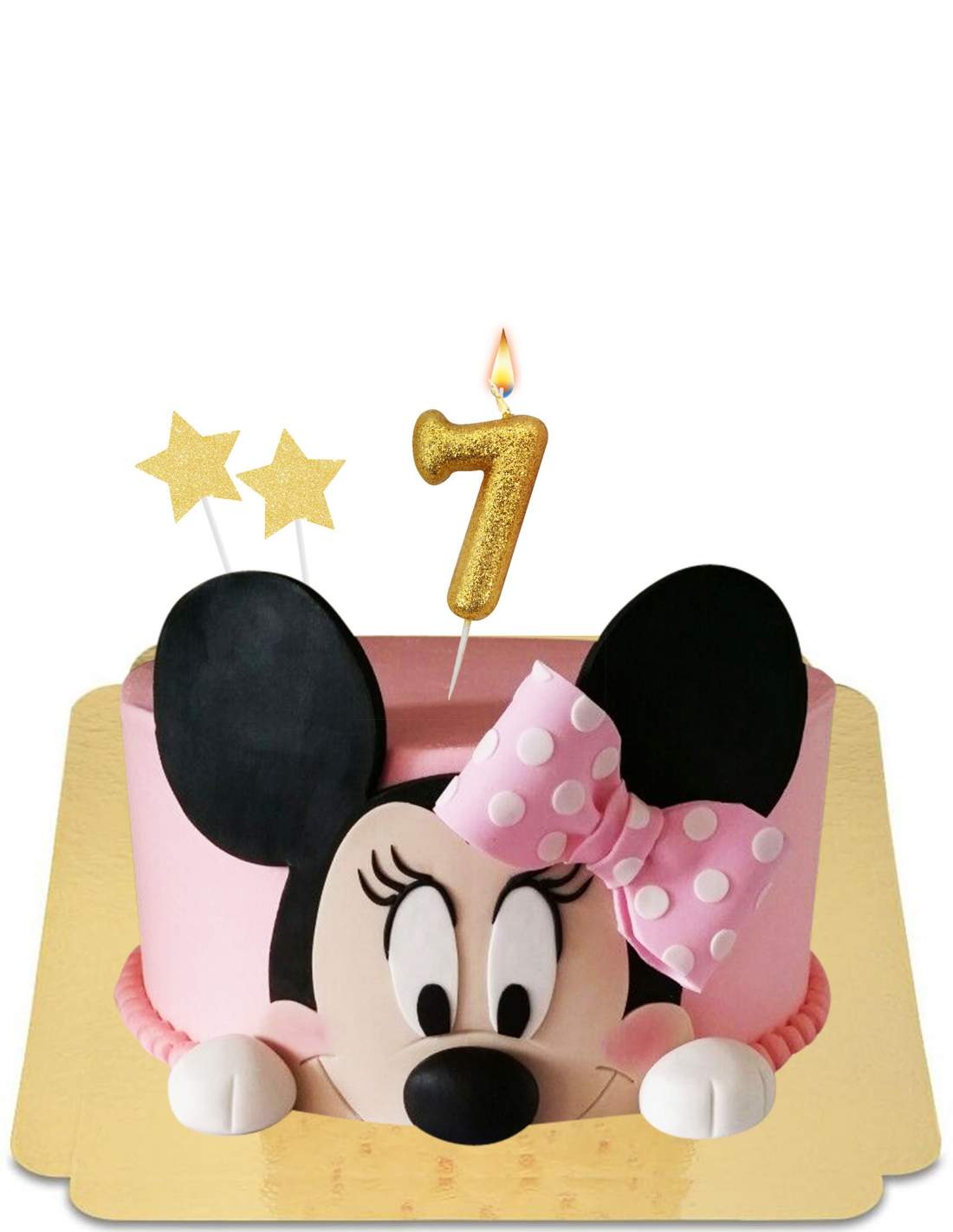 Gateau Minnie Mouse Rose Vegan Sans Gluten