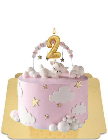  Gâteau 2 ans nuits étoilé paisible vegan, sans gluten - 1