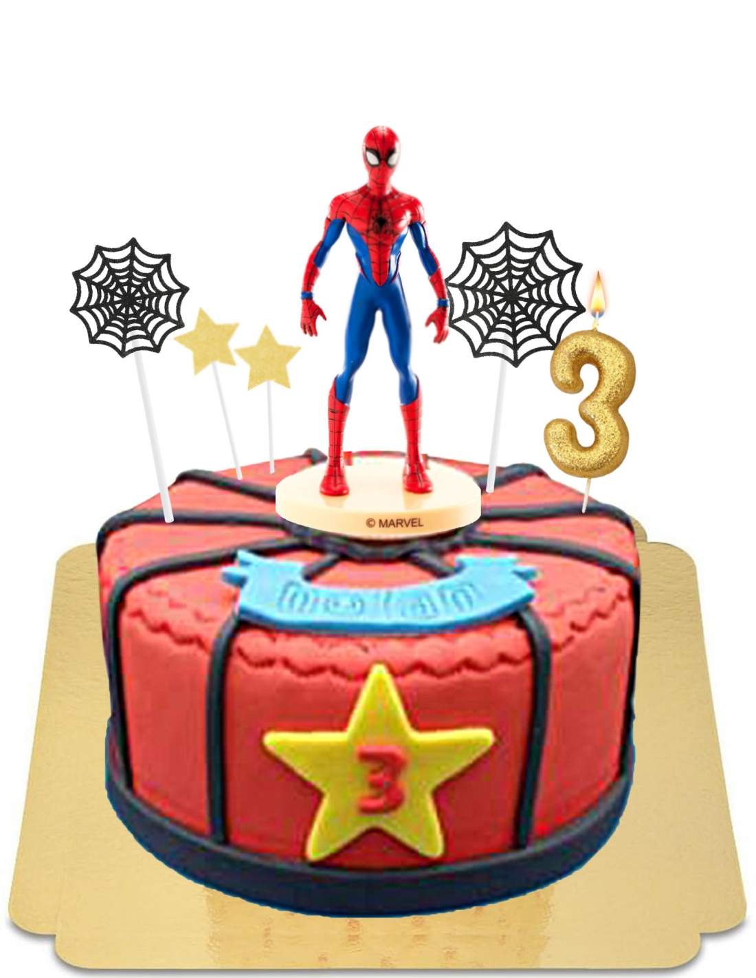 12 décors spiderman pour gâteau