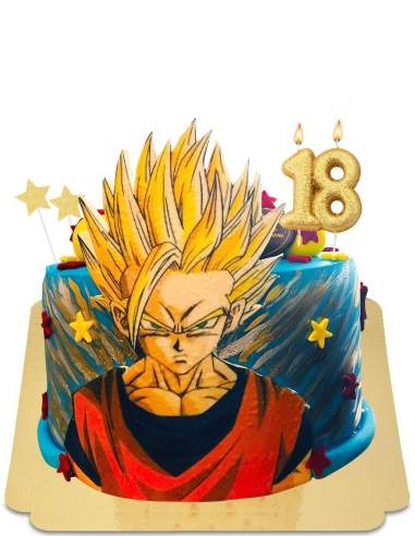  Gâteau Son Gohan Dragon Ball Z vegan, sans gluten - 35