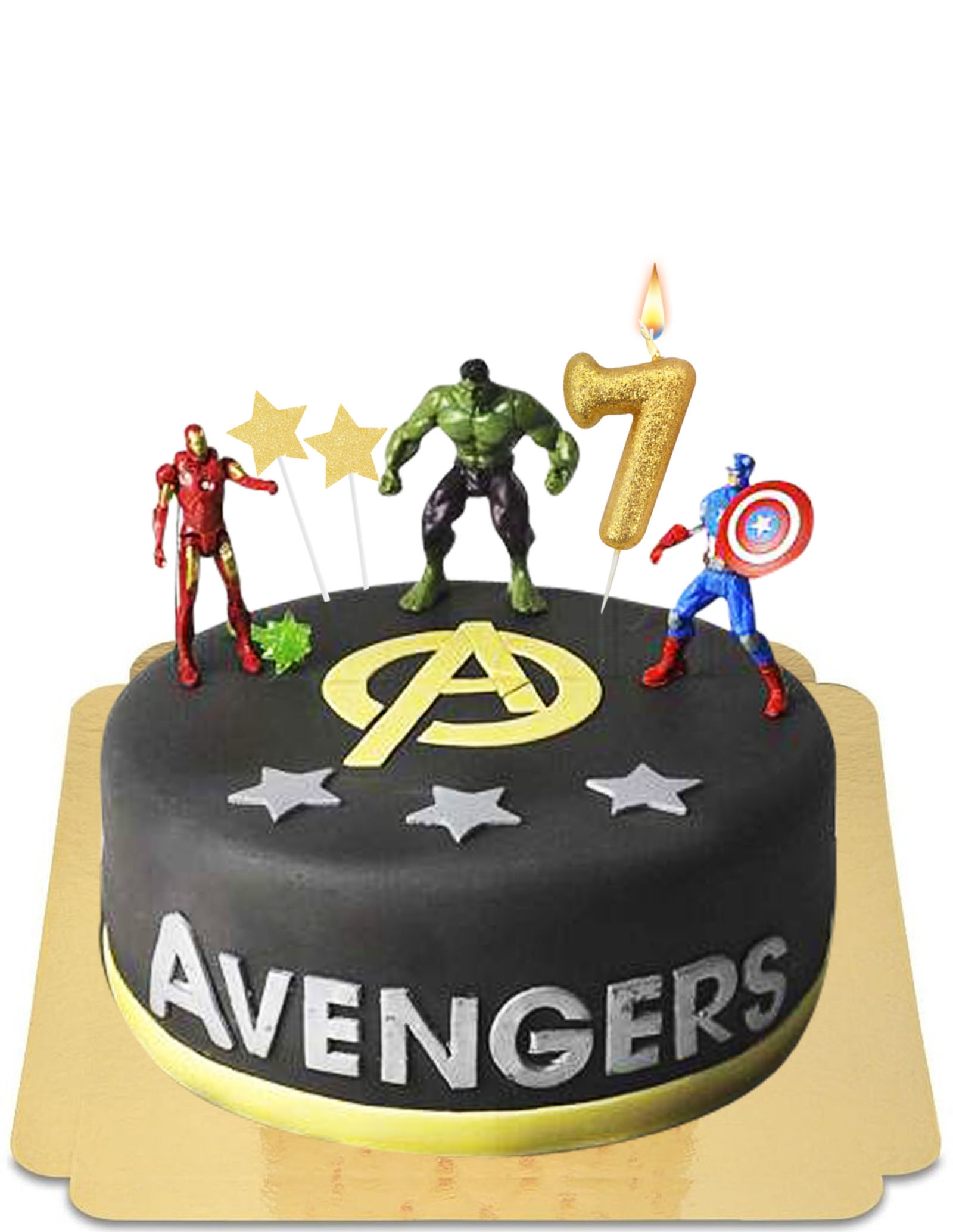 Gateau Avengers A Figurines Vegan Sans Gluten