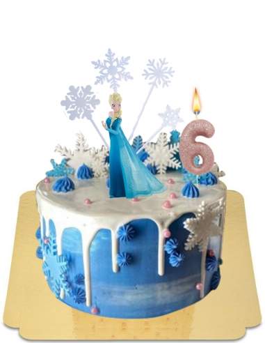 Gateausansoeufs.com Drip cake Reine des neiges à meringues bleues vegan, sans gluten - 62
