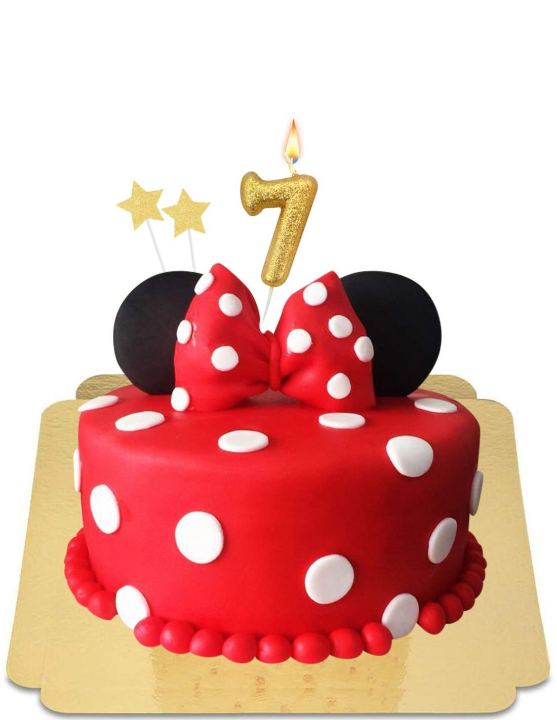 Gateau Minnie Rouge A Pois Vegan Sans Gluten 44 90